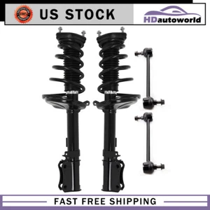 FWD Rear Struts w/ Coil Spring Sway Bars for Toyota Highlander Lexus RX330 RX350 - Picture 1 of 7