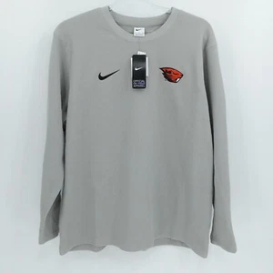 Oregon State Beavers Sweatshirt Mens XXL Gray Nike Crewneck On Field Football - Picture 1 of 12