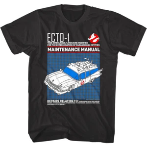 Ghostbusters ECTO-1 Manual Men's T Shirt - Picture 1 of 4