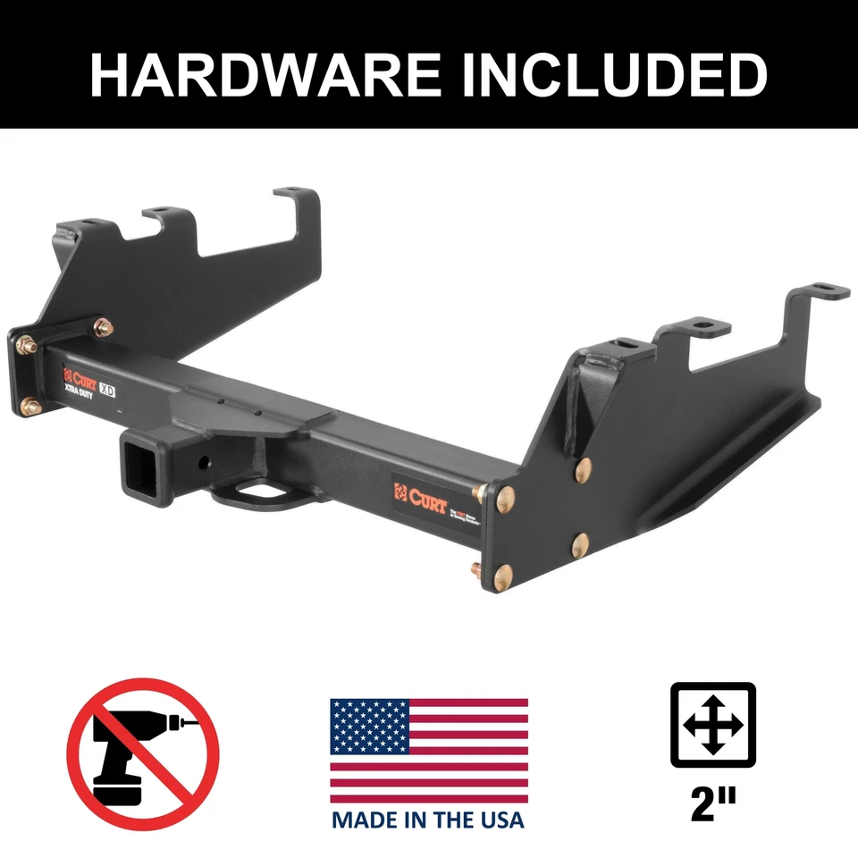 Enganche CURT Clase 5 para Chevrolet K1500 1988-1999, excluye doble escape/golpe de 10" Foto 1 de 4