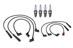 Denso Wire Set 7mm & 4 U-Groove Design Spark Plugs .032 Kit For Geo Metro 1.3L - Picture 1 of 1