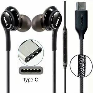 AKG Earphones Type C Headphone For S20 Note20 10plus Ultra Original S21 - Picture 1 of 6