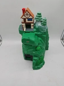 Fisher Price Geotrax Meile hoher Zug Berg nur Geo Trax grün schneebekrönt - Bild 1 von 6