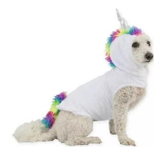 HALLOWEEN M/L EINHORN HAUSTIERKOSTÜM (1 Stück) ~ Kostüm Verkleidung Hund Party Hund - Bild 1 von 1
