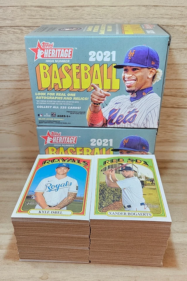 2021 Topps Heritage High Numbers #501 - #700 - Complete Your Set - You Pick - Image 1 of 1