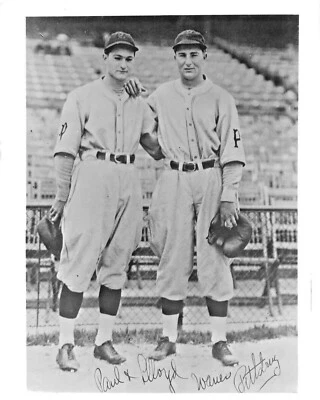 Paul Waner and Loyd Waner Pittsburgh Pirates Hall of Famers 8x0  Photo  - Imagem 1 de 2