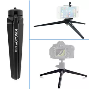 NEW! Aluminum Mini Table Portable Tripod Stand Holder for phone Camera Ballhead - Picture 1 of 11