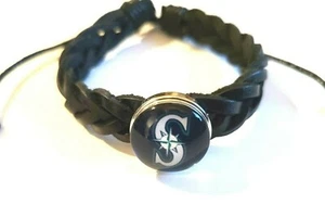 Seattle Mariners MLB Snap Bracelet  w Snap or Snap only. Fits Ginger snaps  - Picture 1 of 5