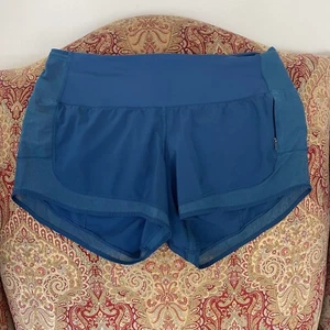 LULULEMON SPEED UP SHORTS WITH MESH SIDE SIZE 6  (4” INSEAM) - Picture 1 of 12