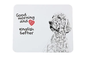 Engelse setter muismat met hond Art-Dog - Afbeelding 1 van 7