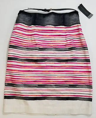 Женская юбка Worthington в полоску многоцветная размер 8 - Изображение 1 из 4