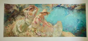 Jose Royo "Agosto En Mallorca" 1998 Serigraph +COA, signed Printer's Proof 2/10! - Picture 1 of 16