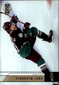 2006-07 Upper Deck Anaheim Ducks Hockey Card #4 Andy McDonald