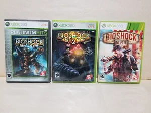 Bioshock Trilogy XBOX 360 CIB Bundle - Bioshock, Bioshock 2, Bioshock Infinite - Picture 1 of 5