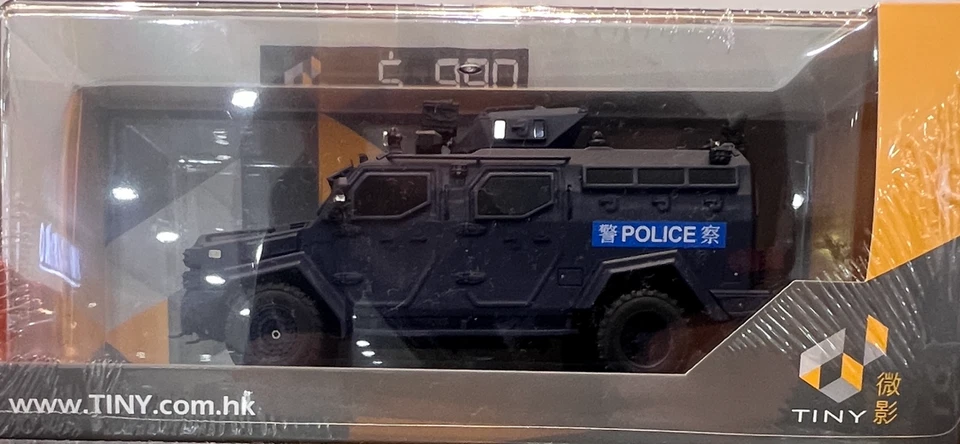 1/43 Tiny Hong Kong Police PTU Sabertooth Armored Vehicle AC43224 - Image 1 of 2