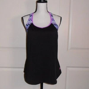 ZeroXposur Tankini Oberteil Gr. M - schwarz mit auffälligen Trägern hinten! - Bild 1 von 5
