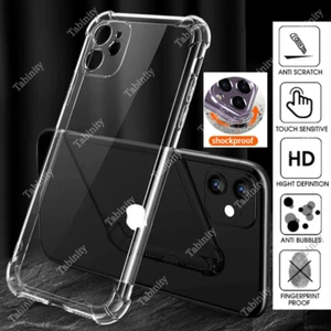 Shockproof Clear Case Cover For iPhone 15 14 13 12 11 X XR 8 7 6 Wholesale Bulk - Picture 1 of 11