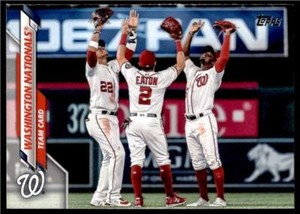 2020 Topps Series 1 Base #329 Washington Nationals - Team Card