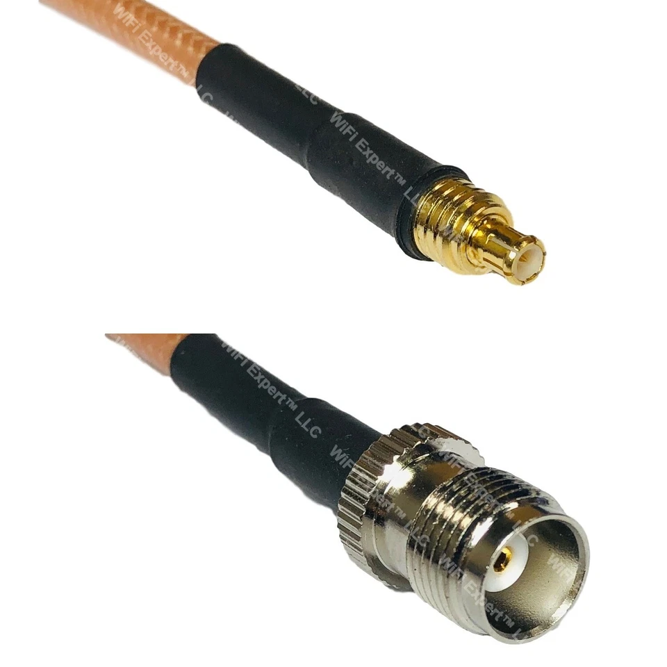 RG400 MCX MALE to TNC FEMALE RF Cable FAST-SHIP LOT - Image 1 of 1