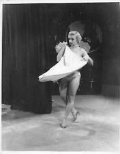 1950s 60s Burlesque Photo Los Angeles Pin Up Dancer RITA GRABLE Globe Art Wall