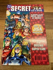JSA Secret Files & Origins #1 1999, DC Comics 1st app Atom Smasher BLACK ADAM