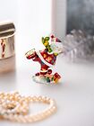 santa claus trinket box hand made by Keren Kopal & Austrian crystals