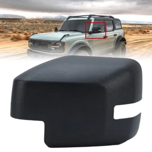 Tapa de cubierta de espejo retrovisor lateral izquierdo del conductor para Ford Bronco 2021-2023 con orificio de señal de cámara - Imagen 1 de 14