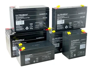 Ultramax 12V / 6V 1Ah to 130Ah Mobility and Scooter Batteries - Picture 1 of 31