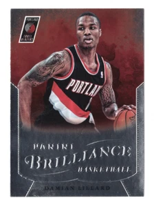Tarjeta oficial de novato de baloncesto Damian Lillard 2012-13 Panini Brilliance (#0 por - Imagen 1 de 2