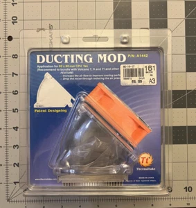 Vintage Thermaltake Clear Ducting Mod P/N: A1442 (for 80 x 80 mm CPU Fan) - Picture 1 of 14