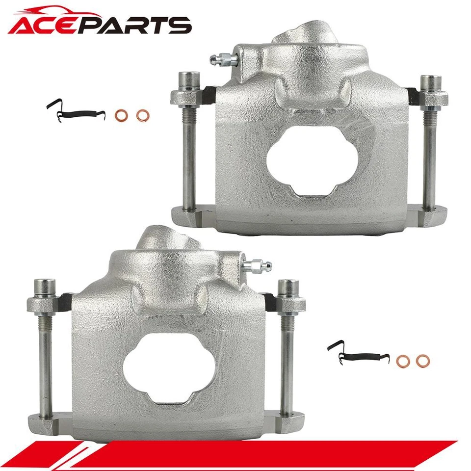 2x Pinzas de freno delanteras para Buick 71-76 Cadillac Chevrolet C10 C20 C30 Suburban Foto 1 de 4