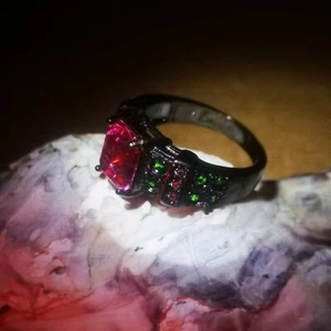 Dark Knight Marid Dschinn Spirit Companion ~ Hexentalisman Kunst Dunkle Magie Ring S9 - Bild 1 von 2