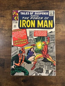 Tales Of Suspense #56 Marvel Comics (1964) unvollständig Low Grade 1. App Einhorn - Bild 1 von 8