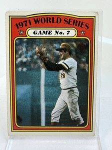 1972 TOPPS #229 WORLD SERIES GAME 7 PITTSBURGH PIRATES - Bild 1 von 2