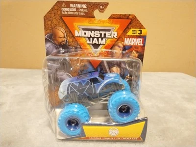 Monster Jam MARVEL SHIELD 1/64 Series 3 Spin Master NEW 2025 BLUE  - Image 1 of 4