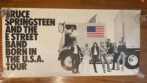 BRUCE SPRINGSTEEN - Born In The USA Tour - 1984 promo org 23x47 POSTER in NM - Picture 1 of 2