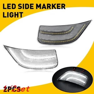2X White LED Marker Side Lights For 2021-up GMC Yukon XL Tahoe Suburban Escalade - Picture 1 of 21