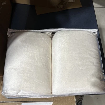 Berkshire Velvetsoft Sheet Set with Extra Pillowcases Size Queen Ivory - Image 1 of 4