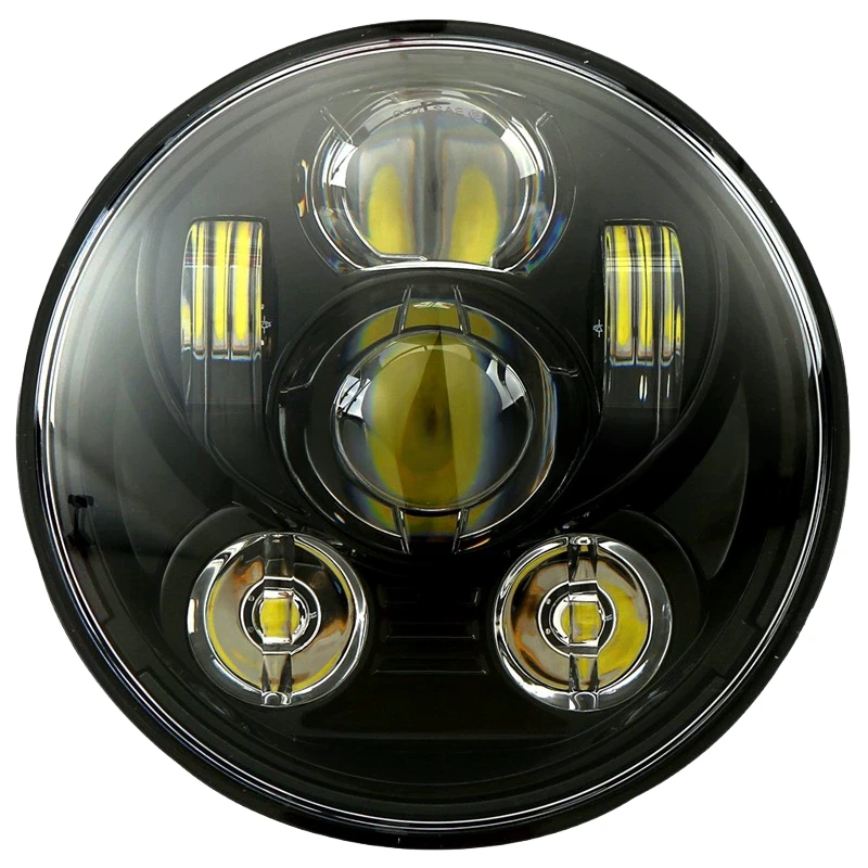 5-3/4 5.75 inch Halo LED Headlight Compatible w/ Harley Davidson Dyna Sportster - Image 1 of 1