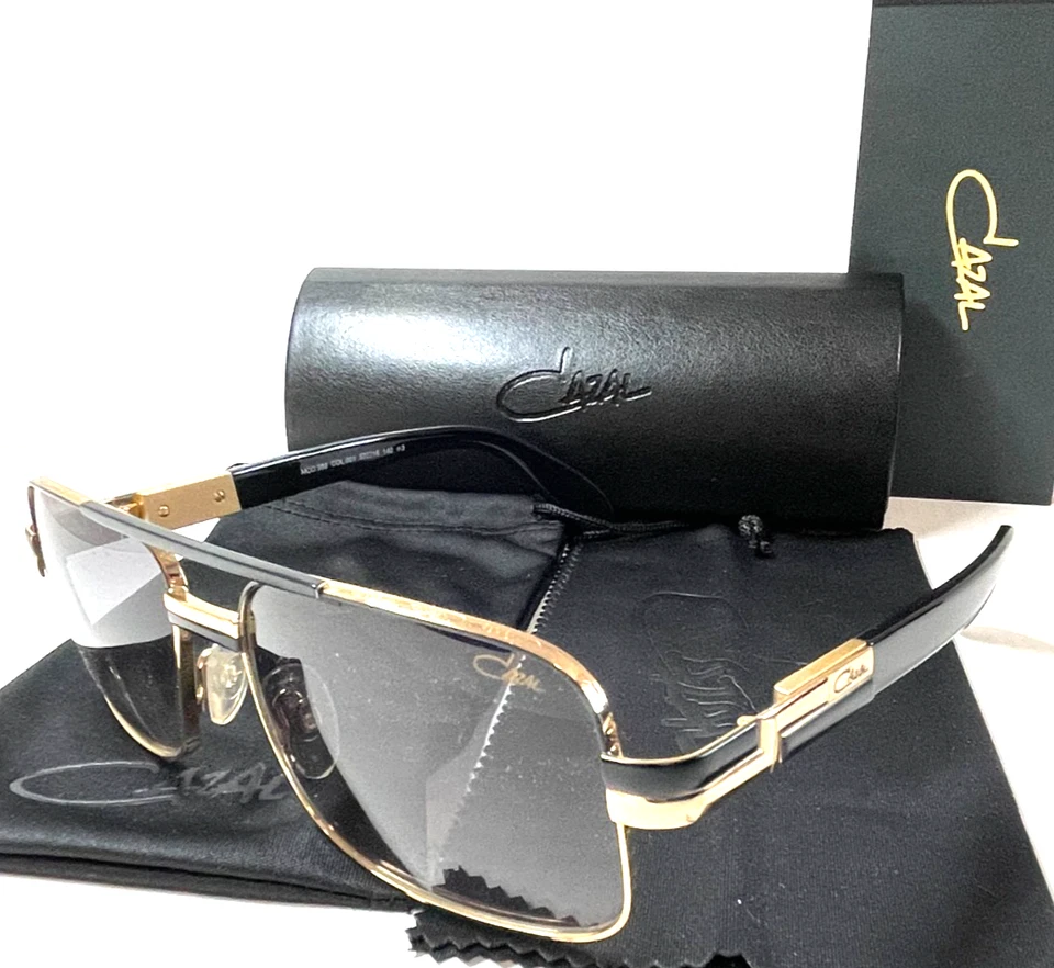 GAFAS CAZAL LEGEND MOD.988 COL.001 ORO NEGRO CON LENTES DEGRADADAS GRIS 57-16 Foto 1 de 4