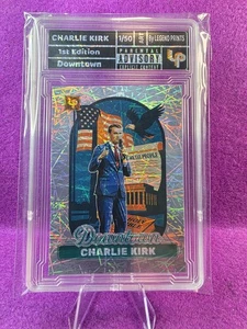 Charlie Kirk Downtown. Silber Holo. 1/50 Pop. Kauf geht für wohltätige Zwecke. - Bild 1 von 2