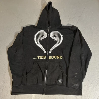 Chaqueta gráfica con capucha y cremallera completa FMF Flying Machine Factory This Sound - XL para hombre Foto 1 de 4