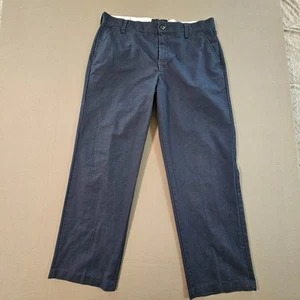Red Kap Pants Men Navy Blue  Pockets Size 38 Straight Leg Vintage Workwear Chino - Picture 1 of 6