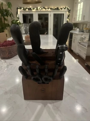 Victorinox 4150513US1 Fibrox Pro Juego de bloques de cuchillos giratorios de 13 piezas Foto 1 de 4