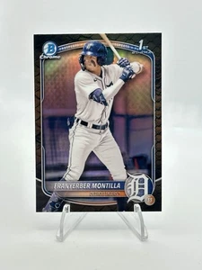 2025 Bowman Franyerber Montilla 1st Bowman Reptilian Refractor #BCP-5 Tigers - Picture 1 of 2