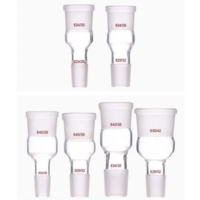 14#-50# Female Joint to 50-14# Male Glass Adapter Labware Glassware Connector - Image 1 of 4