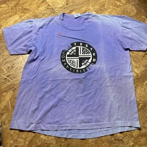 Vintage Retro Faded Single Stitch Tshirt Glass Science L Made In USA c3 - Picture 1 of 5