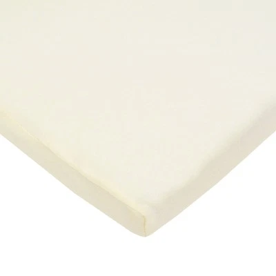 100 Cotton Ecru Fitted Cradle Sheet 18 x 36 Elastic Corners Baby Comfort - Image 1 of 4