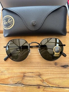 Ray-Ban Jack Sunglasses RB3565 002/31 Black Frame Green Lens - Picture 1 of 7