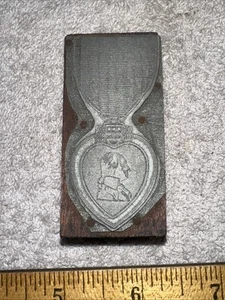 Printing Block “ George Washington Side Portrait, Ribbon Medal “ - Picture 1 of 6